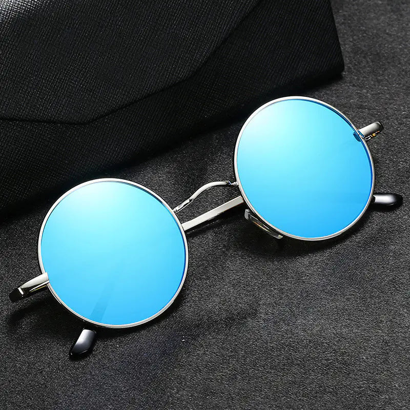 Retro Polarized Round Sunglasses